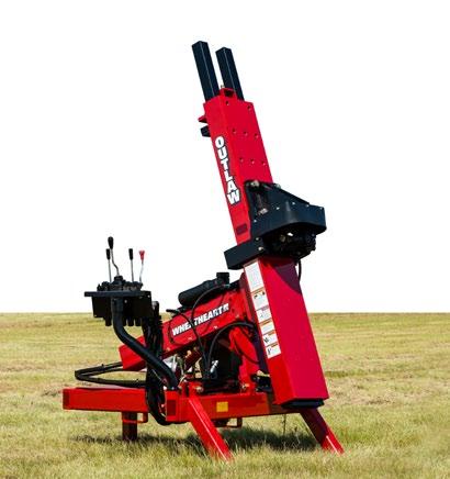 pilot auger drills all soil conditions and most rock obstructions, making it easier to pound posts Renegade shown with optional Pilot Auger Outlaw 3PT Hitch Side Shown RENEGADE & RENEGADE+ FEATURES