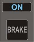 Override mode Option: status light - controls the power supply to the brake