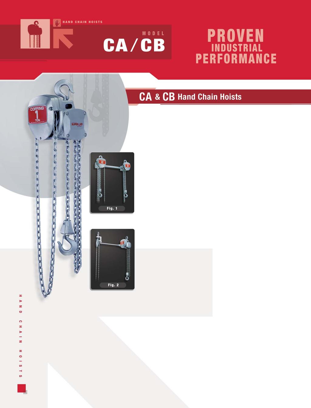 COFFING CA & CB Models - Hand chain hoists set the standard for performance and durability.
