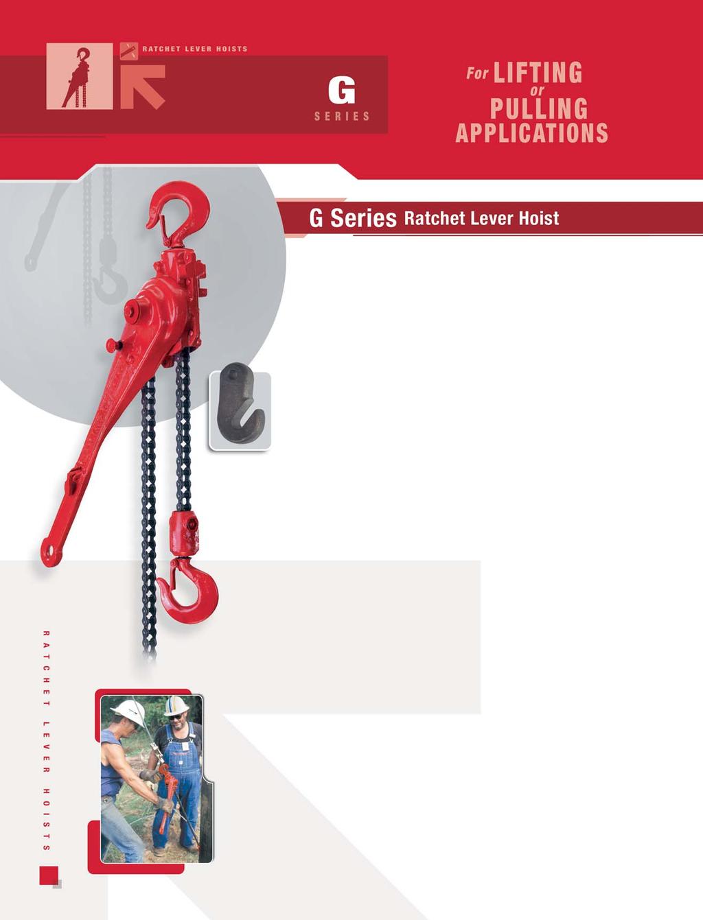 COFFING G Series Model - Malleable iron roller chain ratchet lever hoists are efficient and durable.