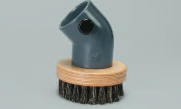 35 mm Round brush, wood Ø Connector: Rubber Horsehair 45 - item no. 10286 90 - item no.