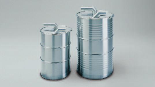 10861 Pre-separator bin, galvanised steel without flap cover with flap cover 35 litre - item no.