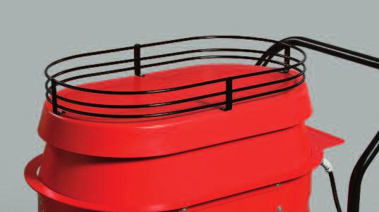 : 16956 Accessory basket for D1 / W2 Steel pipe, powder-coated, red L - 3, W - 152