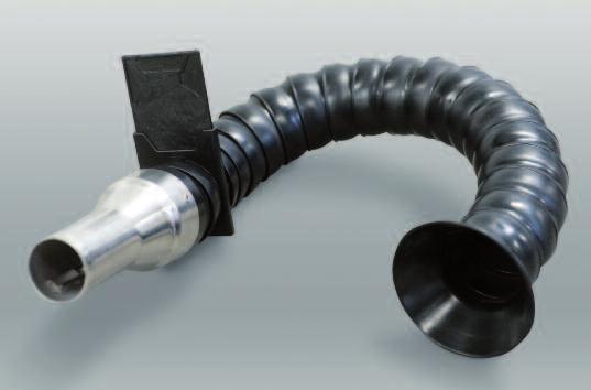 0 m - item no. 22448 Ø Highly flexible plastic hose Version: 2.0 m - item no. 18614 Version: 3.0 m - item no. 19899 Connecting hose to vacuum system Hose PE, highly abrasion resistant Version: 2.