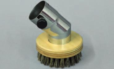 : 22182 Brush nozzle, wood, 300 mm, straight, horsehair connector: Plastic 45