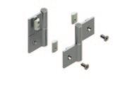 2,1 4,1 8,2 5,8 20 Door fittings Profile series I-40 Light-duty metal hinge no unhinging For surface elements and aluminium profiles.