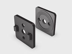 Door fittings Profile series I-40 Coupling set 8 Use the coupling set 8 to create a positive angular fit of two profiles with opposing slot sides.