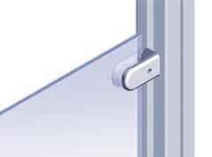 D Surface elements and linings Profile series I-40 Panel bracket Fastens the surface