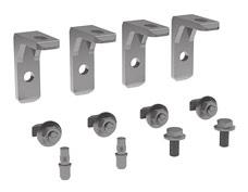 6 37 49 34,5 60 Safeguards Profile series I-40 Mounting bracket set of securing hardware Use to mount the safety