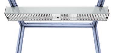 30 20 6,6 80 80 Workplace accessories Profile series I-40 System lamp Lamp for cross beam installation, self-supporting aluminium profile, anodised in natural colour WIELAND GST 18i3 connector system