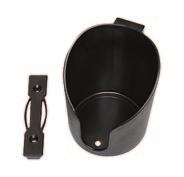 Workplace accessories Profile series I-40 Cup holder For safely putting down a bottle, tin or cup.