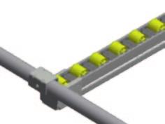 Roller conveyor sections Profile series