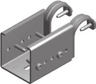 Material: Galvanised steel Mount: self-tapping screws (3.