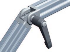 7 7 22,5 22,5 Joints Profile series I-40 Joint Joint with adjustable friction.