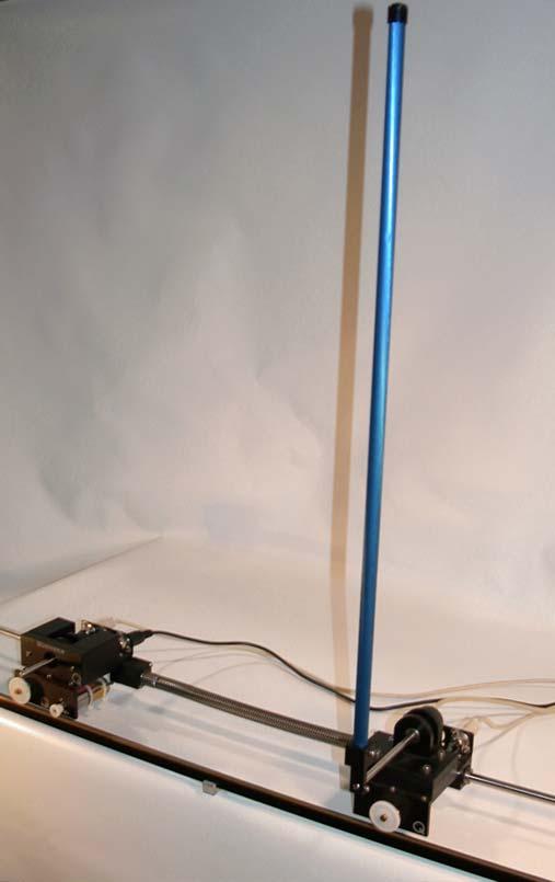 The Single Inverted Pendulum (SIP) module consists of a single rod mounted on the LFJC whose axis of rotation is perpendicular to the direction of motion of the cart.