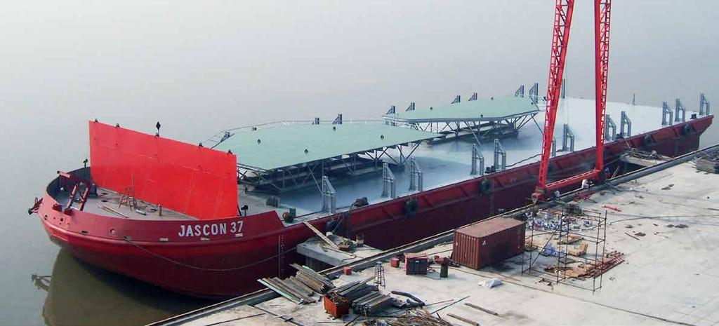 JASCON 37 OFFSHORE cargo BARGE Deadweight machinery Generator sets 91.50 m 24.40 m 5.50 m 4.