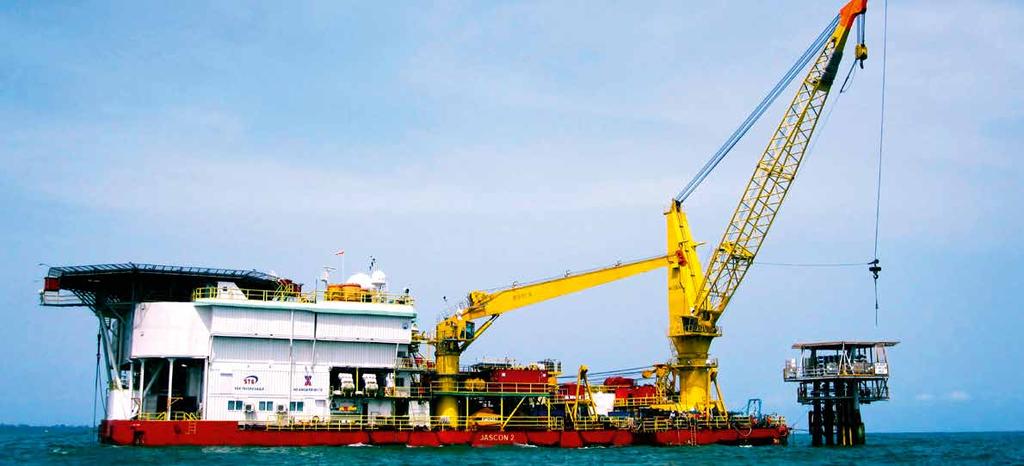 JASCON 2 Pipelay ACCOMMODATION BARGE machinery Generator sets mooring system 8-pnt mooring system Anchors 79.40 m 35.35 m 4.27 m 2.50 / 3.