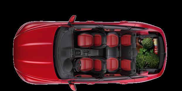 40:20:40 650 Litres* PRACTICALITY CLASS-LEADING BOOT SPACE VERSATILE SEATING F-PACE has a boot capacity of a class-leading 650 litres*, substantially greater than its nearest competitor.