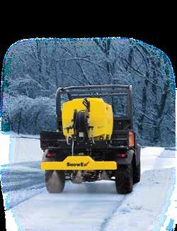 VX-4210 and VX-6010 truck bed spreaders ensuring salt receives a precise, even coating of brine.