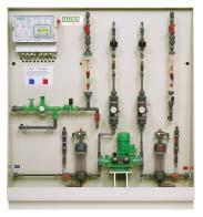 for bypass water input Note: for operation with solenoid valve the customer has 3 Connection for the ClO 2 solution line output to the injection unit to provide