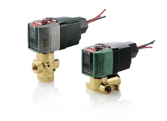 3-WAY Solenoid Valves 4 Three-way (3/2) Next eneration solenoid valves have three ports and two orifices. When one orifice is open, the other is closed.