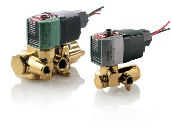 4-WAY Solenoid Valves 4 our-way, four port (4/2) and five port (5/2) Next eneration solenoid valves have one pressure port, 2 cylinder ports, and either 1 or 2 exhaust ports.