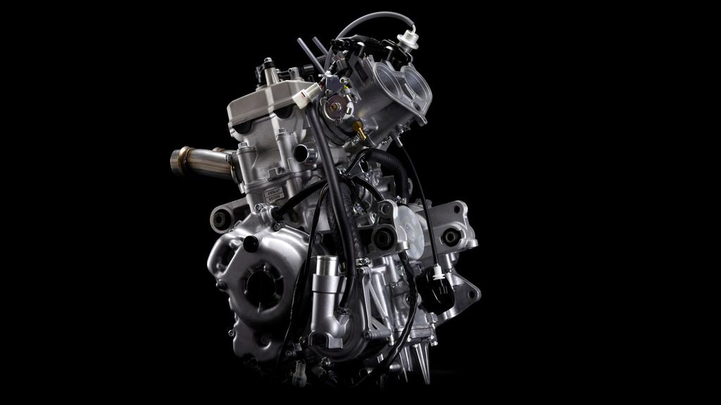 Genesis 4-stroke Sport Performance engine The Genesis engine is lightweight yet torquey, for quick acceleration.