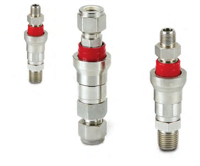 Instrumentation Quick-Connects SQC SERIES Features Simple push-pull action to connect and disconnect lines - no tools required. Plug and body are available valved or unvalved.