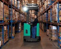 Dynamic Lift Speeds: Built for productivity, this series of reach trucks achieves exceptional lift and travel speeds without compromising on control.