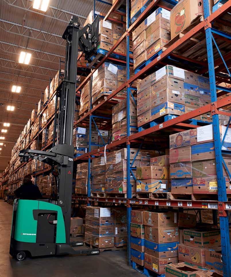 Advanced Technology, Advanced Performance AC technology is integrated into the reach truck design for even greater