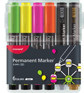PERMANENT MARKER 19 SigmaFlo Liquid Permanent Marker 120 121 Marks on most surface such as glass, plastic, metal, wood, etc.