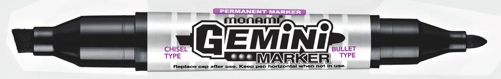 PERMANENT MARKER 27 2mm Gemini Marker Alcohol-based permanent ink Marks on most