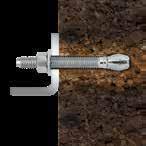 The PTB-PRO throughbolt is a fully threaded, torque controlled, wedge expansion anchor designed for