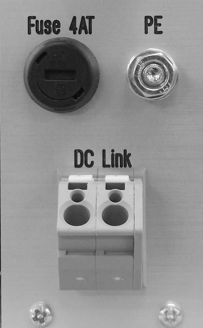 available electrical energy always at a certain level. For this purpose, the voltage of the DC link serves as an indicator for the available energy.