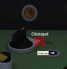 Train Operation Start-up procedure: Move your mouse onto the silver plate underneath the Activate cab switch and click the left mouse button. This will insert the key.