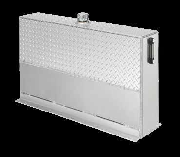 HYDRAULICS Model A4035-ST Aluminum Upright - 35 Gallon Tank Size: 42" long x 8" wide x 24" high Product Weight: 55# Total aluminum construction; top tank section built of Bright Diamond Plate,