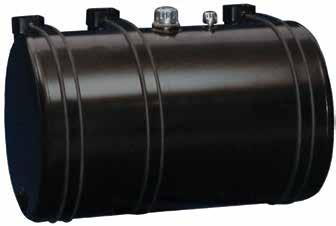 AMERICAN WET TANK SYSTEM Model A3575 Steel Saddlemount - 75 Gallon Tank Size: 24" diameter x 39" long Product Weight: 104# Mounting Kit Weight: 66# Roll-formed cylindrical steel tank, domed ends are