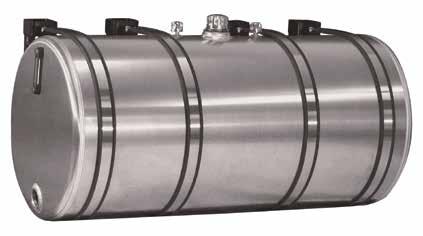 AMERICAN WET TANK SYSTEM Model A45100-ST Aluminum Saddlemount - 100 Gallon Tank Size: 24" diameter x 51" long Product Weight: 58# Mounting Kit Weight: 88# Roll-formed cylindrical aluminum tank, domed