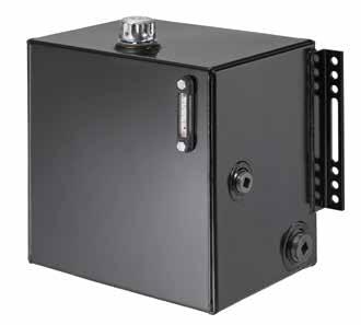 AMERICAN WET TANK SYSTEM Model A3250 Steel Sidemount - 25 Gallon Tank Size: 20" long x 14¾" wide x 20" high Product Weight: 80# Steel tank assembly, fully baffled, with pre-punched and slotted 2" x