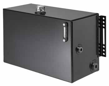 AMERICAN WET TANK SYSTEM Model A3400 Steel Sidemount - 40 Gallon Tank Size: 32" long x 14¾" wide x 20" high Product Weight: 114# Steel tank assembly, fully baffled, with pre-punched and slotted 2" x