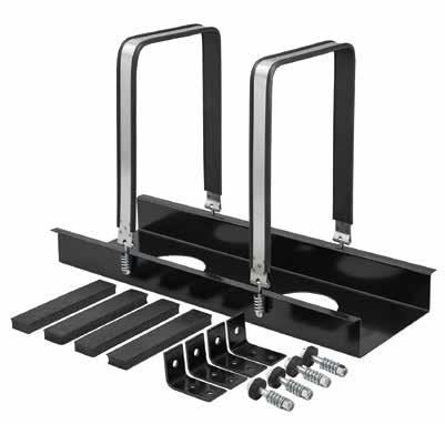 HYDRAULICS Hydraulic Mounting Products Upright Mounting Kits ABK-340-S Stainless Mounting Kit: 70 Gallon Product Weight: 63# The ABK-340-S Stainless Mounting kit is available as an upgrade option