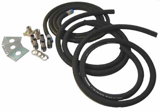 HYDRAULICS Hydraulic Accessories Wet Line Hose Kits 3-Line Systems WL-HK-9-8-3L 9' Pressure/8' Suction Product Weight: 24# WL-HK-12-12-3L 12' Pressure/12' Suction Product Weight: 32# WL-HK-16-24-3L