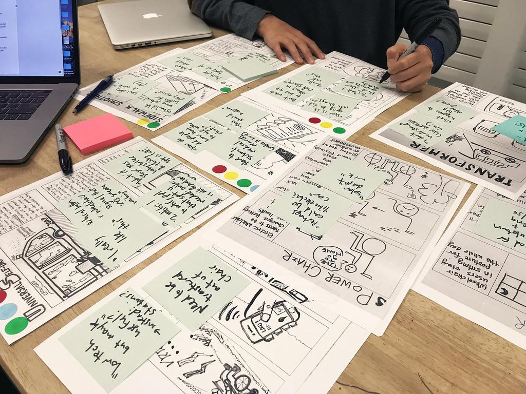 From Storyboard Concepts to Prototyping Based on Feedback from speed dating storyboard concepts (post it notes) Participants