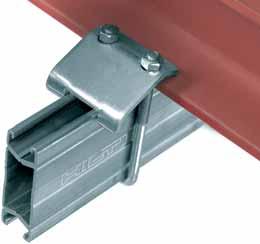 System MQ channel installation hot-dip galvanised Beam clamp Features: For connecting installation channels to beams without drilling or welding. The clamp set fits all standard T-beams (max.