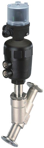 System On/Off CLASSIC 8801-YA Ordering information for valve system On/Off CLASSIC Type 8801-YA An angle seat valve Type 2000 can be combined with the feedback Type 8697 to form a valve system On/Off