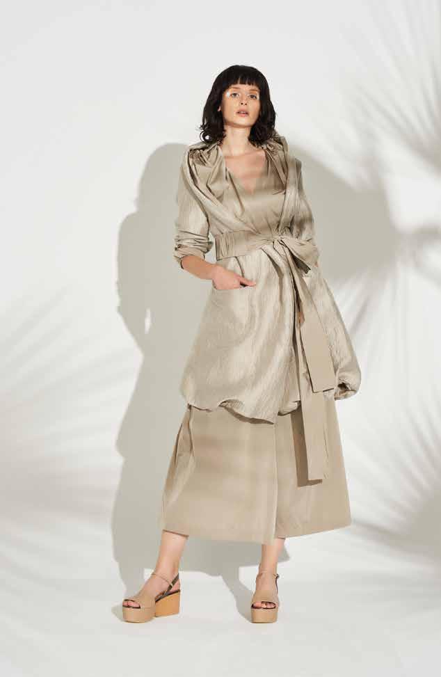 S18-18 TRENCH COAT PROKOFIEW (DOUBLE FACE) XS, S, M, L, XL // 100% polyester /