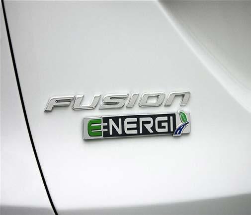 HYBRID VEHICLE IDENTIFICATION The Fusion Hybrid vehicles can easily be identified by the Hybrid badges located