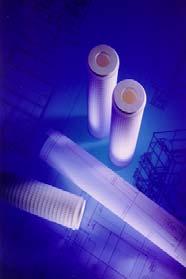 Fincell FCY are manufactured from pleated layers of glass borosilicate and resin impregnated cellulose media.