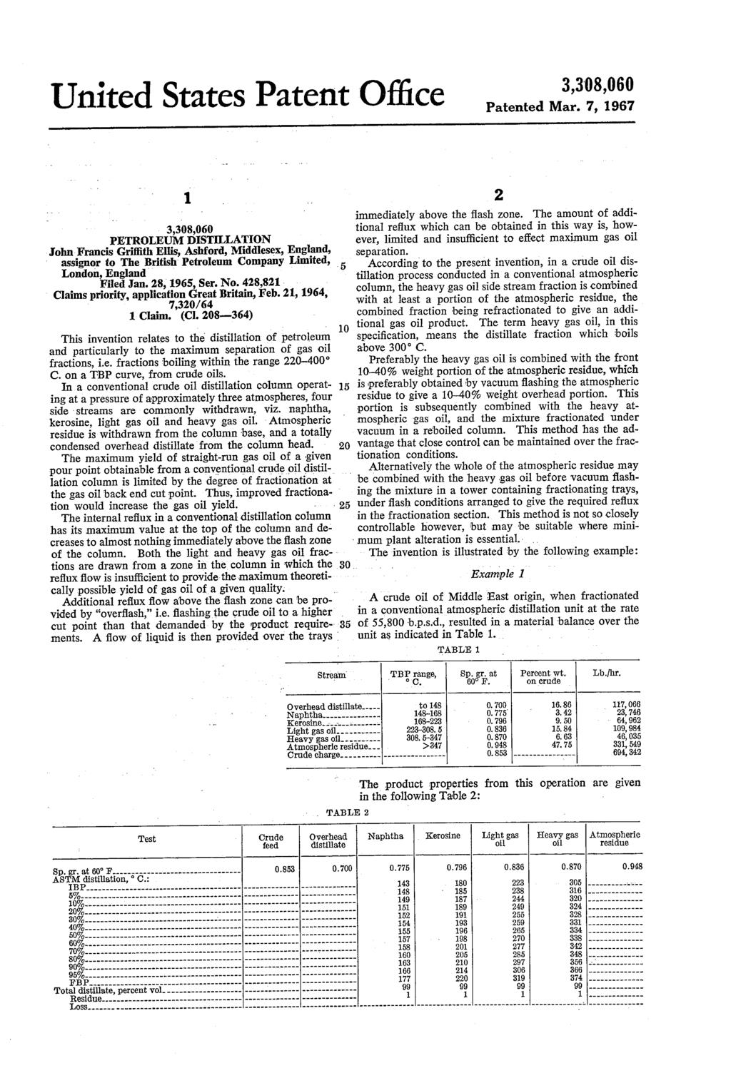 United States Patent Office Patented Mar. 7, 1967 1.