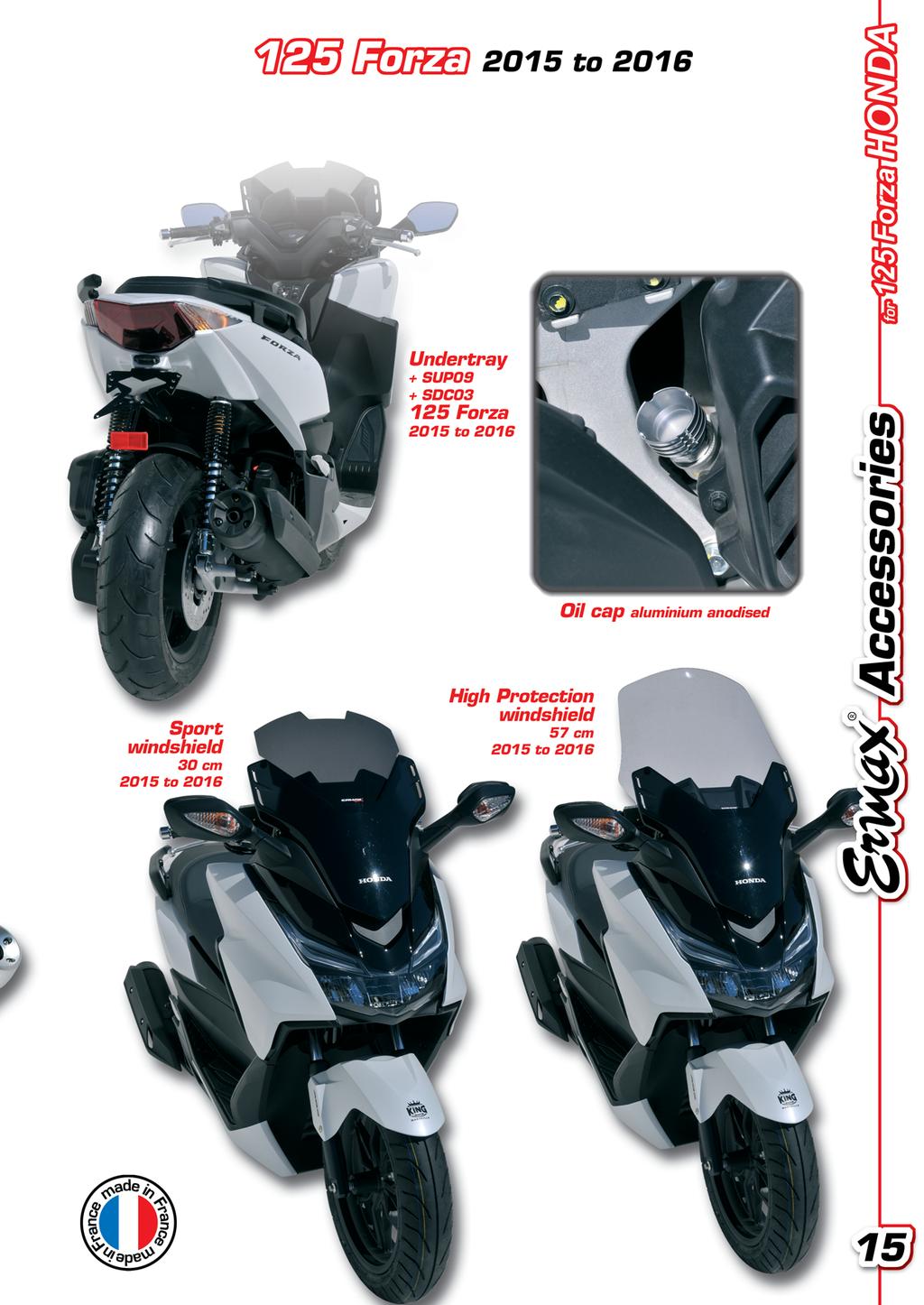 The use of the HONDA brand andor photos representing HONDA scooter models is made solely for customers information to indicate our products destination as accessories for these scooters.